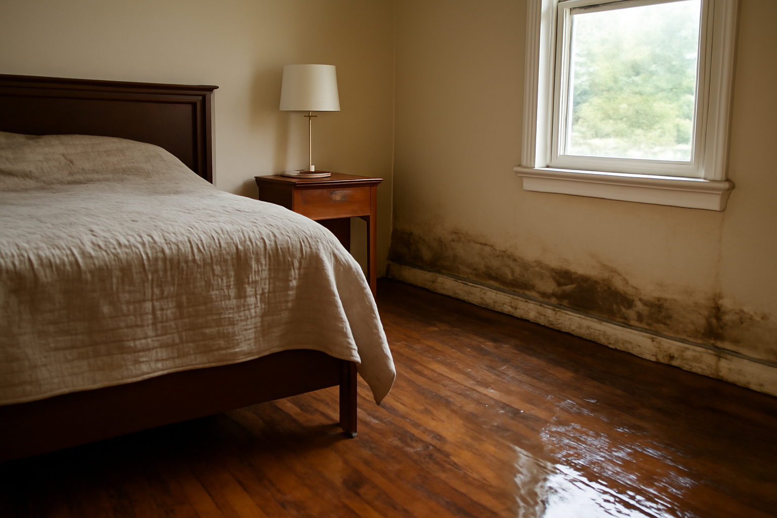 Bedroom Water Removal in Gig Harbor, WA