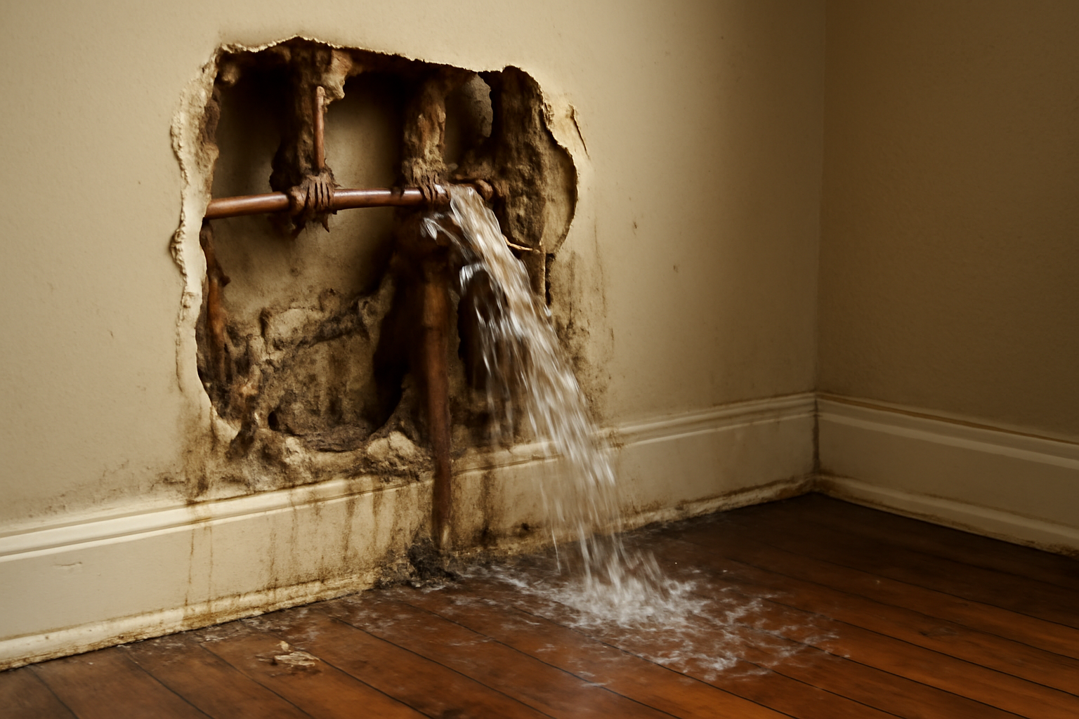 Burst Pipe Water Removal in Edgewood, WA