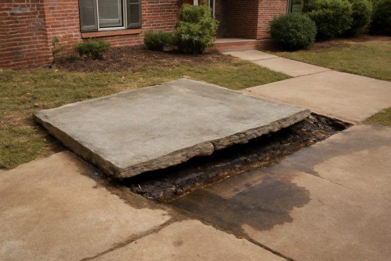 Concrete Slab Water Extraction