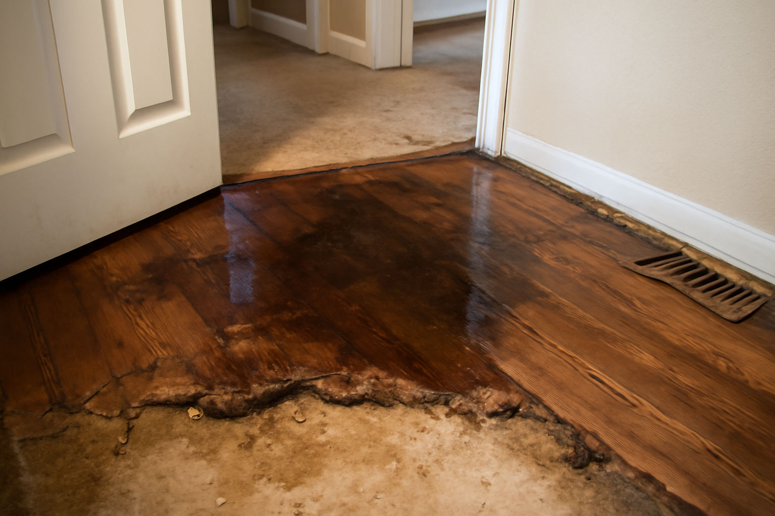 Floor Water Damage Restoration in South Hill, WA