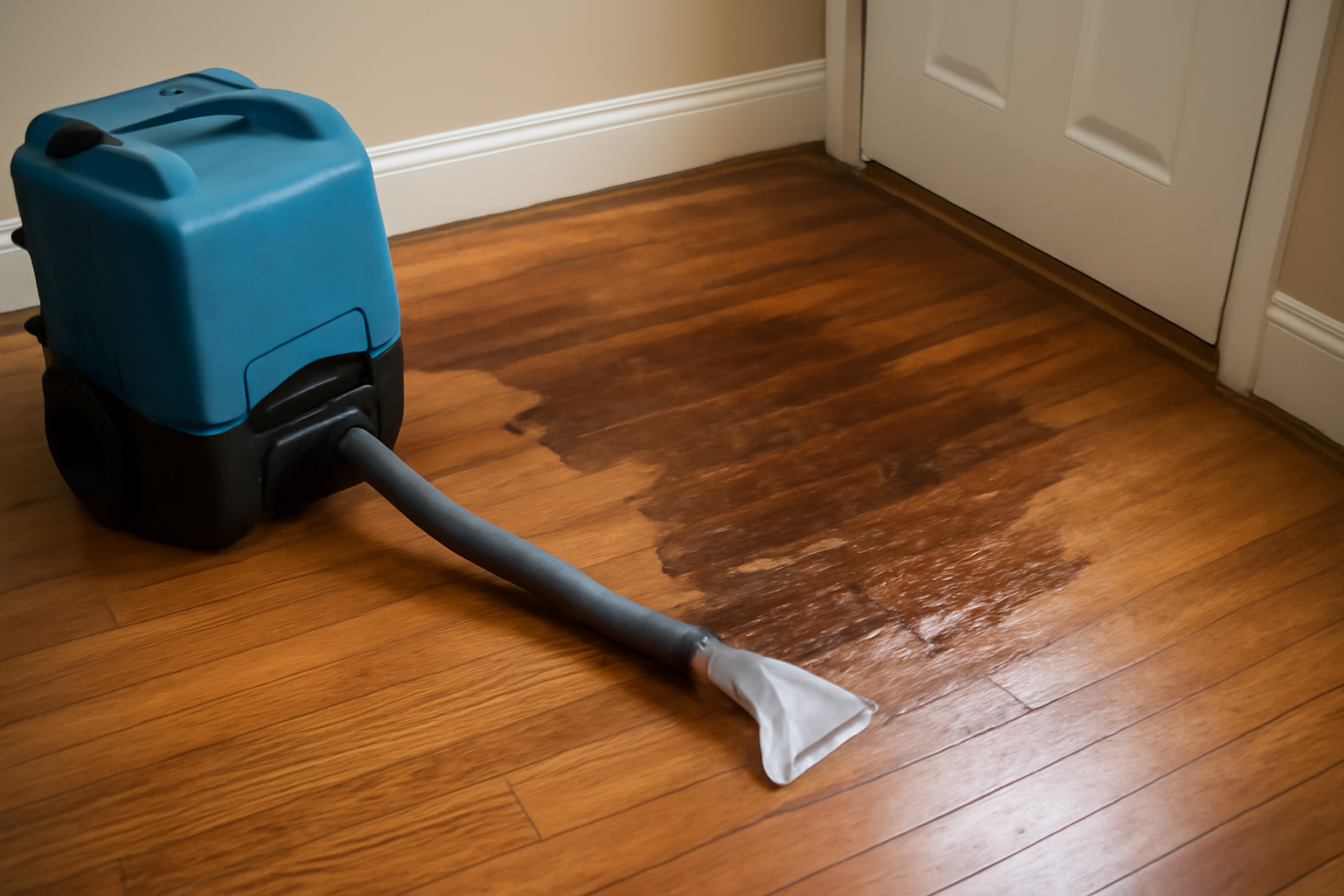 Hardwood Floor Water Extraction in Edgewood, WA