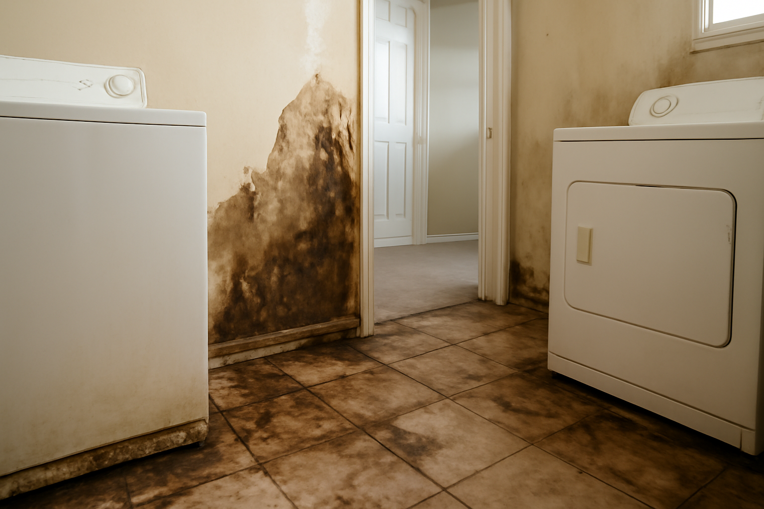 Laundry Room Water Damage Restoration in Edgewood, WA