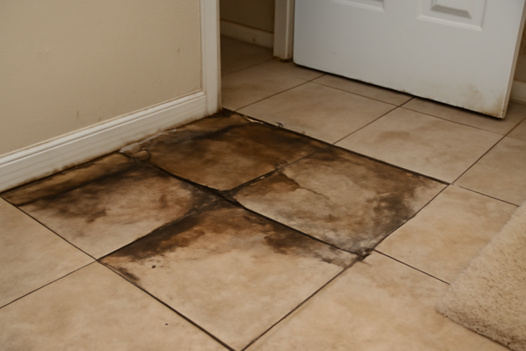 Tile Floor Water Damage Restoration