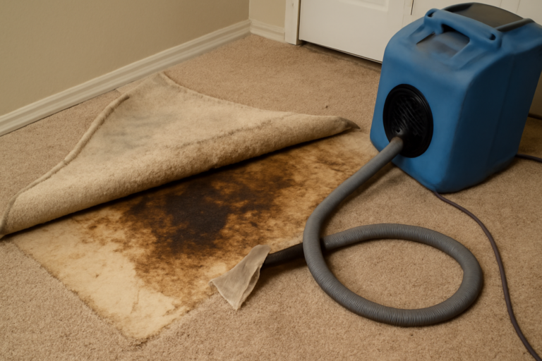 Under Carpet Water Extraction